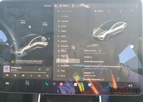2020 Tesla Model 3 из США, поврежденный, VIN 5YJ3E1EA3LF658200